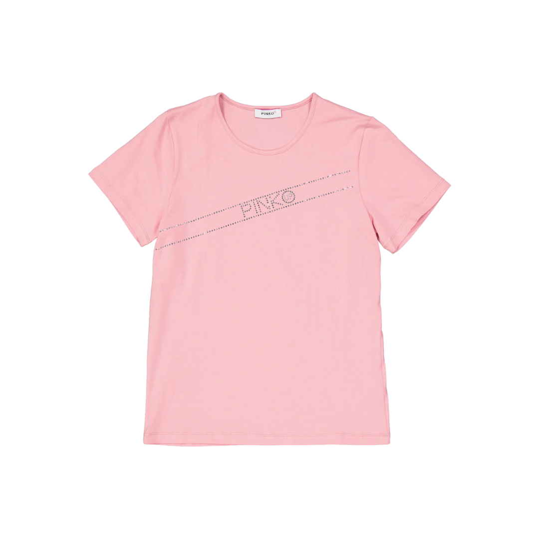 PINKO UP - MAGLIETTA CON STRASS