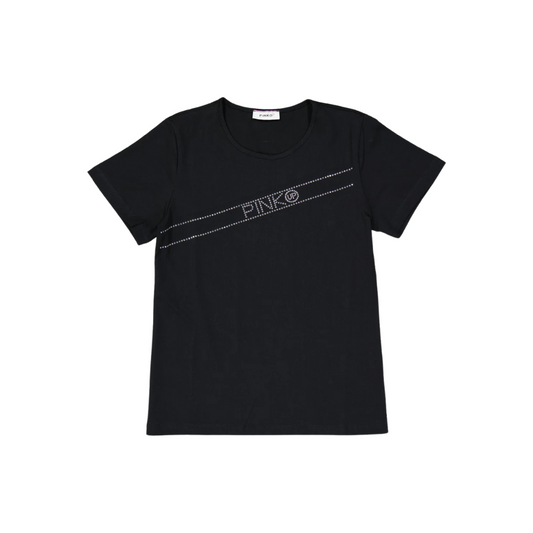 PINKO UP - MAGLIETTA CON STRASS